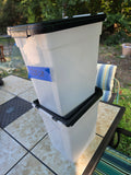 Two Pet Food Storage Containers