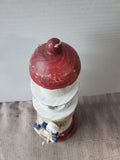 Distressed Wooden Tabletop Lighthouse Figurine