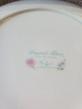 Fine Porcelain by Shafford "Dessert Time" Chip and Dip Platter