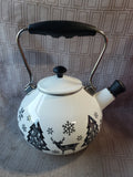 Martha Stewart Enamel on Steel Tea Kettle
