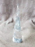 Kosta Boda Style Clear Glass Elephant Paperweight