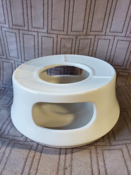 White Ceramic Tealight Candle Teapot Warmer