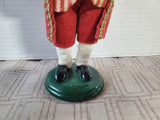 Byers' Choice Carolers Signed Colonial Williamsburg "Boy with Rose" Figurine