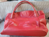 Dooney & Bourke Red Kristen  Leather Tote