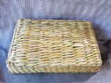 Hand Woven Grass Double Handle Basket