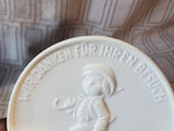 Hummel "The Merry Wanderer" Keepsake Bisque Plaque
