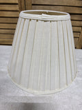 Cream Tone Pleated Lamp Shade