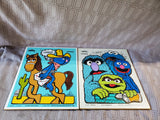 (C) Pair of Vintage Playskool Wood Puzzles