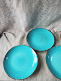 Set of 6 Royal Norfolk Blue Ceramic Salad Plates