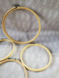 Lot of Wooden Embroidery Hoops