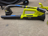 Ryobi 18v String Trimmer and Blower Set w/ Charger and Two Batteries
