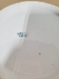 Vintage Gold and White Ceramic Chamber Pot