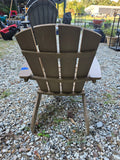 Brown Wooden Adirondack Chair