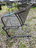 Classic Black Metal Patio Chair (Rocker)