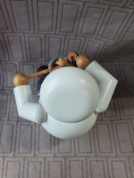 (A) Erzgebirgische Volkunst Shelf Sitting Chef Smoker