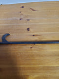 Fire Poker with Brass Horse Head Handle