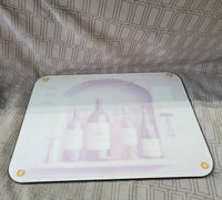 Rectangular Pimpernel Wine Bottle Glass Counter Saver
