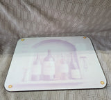 Rectangular Pimpernel Wine Bottle Glass Counter Saver