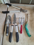 Gardening Tool Lot, 5-Pieces