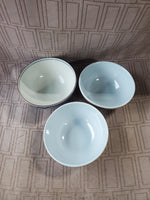 Lot of Assorted Asian Inspired Rice Bowls with Spoons