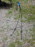 Black Metal Hanging Planter Stands (two available, priced separately)