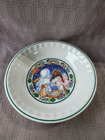 Vintage Watkins Country Kids Holiday Turkey and Stuffing Pie Recipe Pie Dish