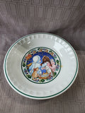Vintage Watkins Country Kids Holiday Turkey and Stuffing Pie Recipe Pie Dish