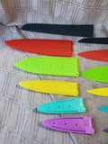 Set of 6 Multi-Colored Kuhn Rikon Swiss Design Knives