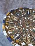 Hand Made Moroccan Folk Art Pedestal Bowl