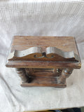 Vintage Wooden Mantle Clock DOES NOT APPEAR TO BE WORKING