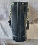 Anne Klein Leo Legacy Black Chain Strap Shoulder Bag