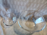Clear Glass Chip and Dip Bowl