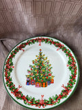 Set of 4 Traditions "Holiday Celebrations" by Christopher Radko Dinner Plates (2 SETS AVAILABLE PRICED INDIVIDUALLY AT $30 EACH)