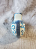 Blue and White Ceramic Shoe Figurine