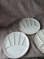 Set of 6 Sushi Divided Plates