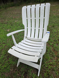 Grosfillex Folding/Adjustable Resin Chairs w/Unbranded Adjustable Size Outdoor Table
