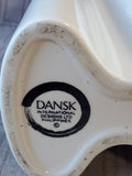Dansk White Porcelain Double Vase
