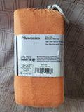 Pair of Room Essentials Sun Orange Jersey King Size Pillowcases UNUSED