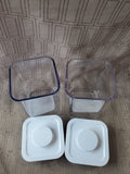 Pair of OXO Plastic Pop Lock Containers