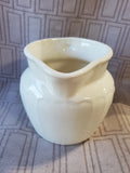 White Ceramic Cream Pitcher
