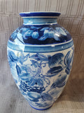 Blue and White Ceramic Vase (A)