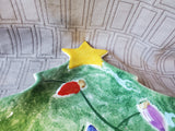 Bloomingdale's Italian Pottery Christmas Tree Dish