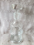 Clear Glass Whiskey Decanter