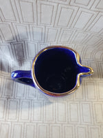 Seagram's VO Imported Canadian Whiskey Cobalt Blue Pitcher