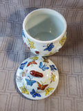 Asian Inspired Butterfly Ginger Jar