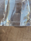Baccarat Crystal Poodle Paperweight