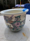 Colorful Asian Glazed Pottery Planter