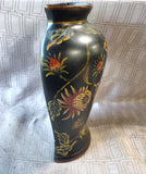 Bombay Outlet Black Floral Wall Pocket Vase