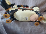 Williraye Studios "Let's Join the Parade!" Americana Cow Figurine AS IS—READ DESCRIPTION CAREFULLY**