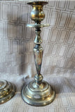 Pair of Silverplate Candlesticks